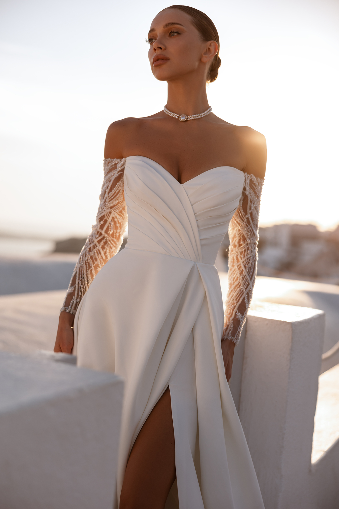 Νυφικό Φόρεμα Santorini 5709