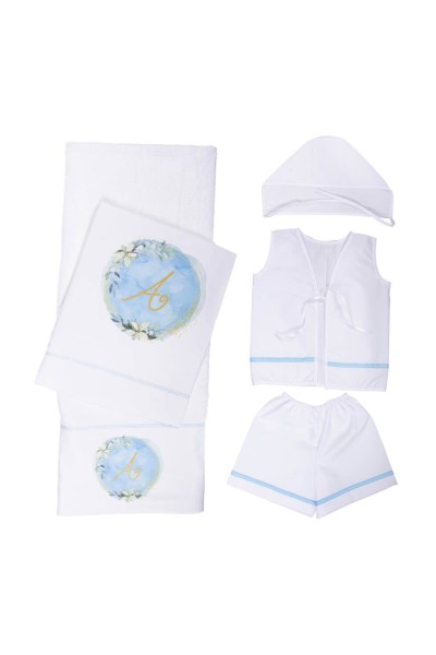 Λαδόπανο με Μονόγραμμα Αγόρι Λ262