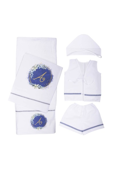 Λαδόπανο με Μονόγραμμα Αγόρι Λ270