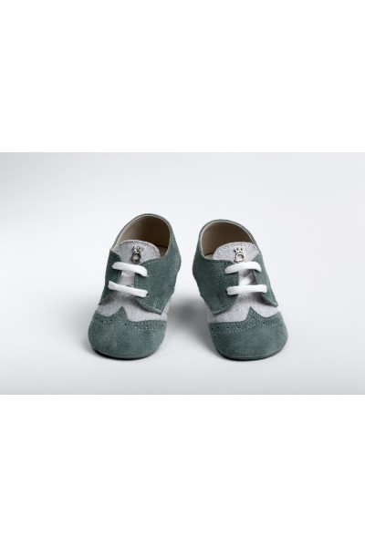 Χειροποίητο Βαπτιστικό Παπουτσάκι Αγκαλιάς Everkid, για αγόρι A2202B