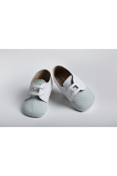 Χειροποίητο Βαπτιστικό Παπουτσάκι Αγκαλιάς Everkid, για αγόρι A2203Α