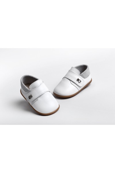 Handmade Christening First Steps Shoe Everkid, for boys A2208Α