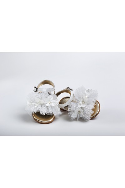 Χειροποίητο Βαπτιστικό Παπουτσάκι Πρώτα Βήματα Everkid, για κορίτσι K2223E Χειροποίητο Βαπτιστικό Παπουτσάκι Πρώτα Βήματα Everkid, για κορίτσι K2223E