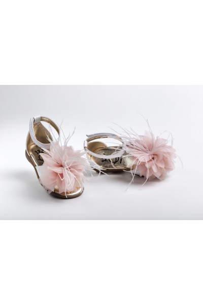 Χειροποίητο Βαπτιστικό Παπουτσάκι Περπατήματος Everkid, για κορίτσι K2245A