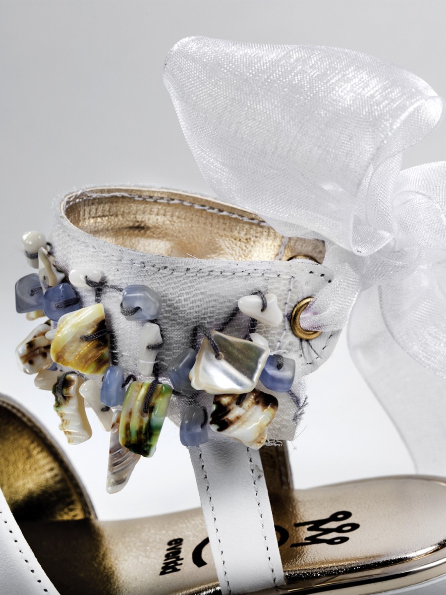 Χειροποίητο Βαπτιστικό Παπουτσάκι Περπατήματος Everkid, για κορίτσι K2247A