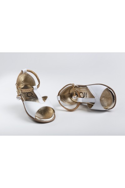 Χειροποίητο Βαπτιστικό Παπουτσάκι Περπατήματος Everkid, για κορίτσι K2251A