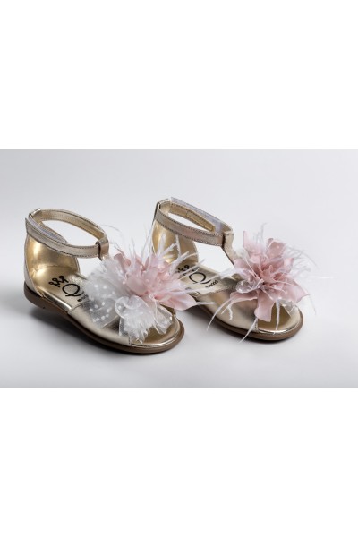 Χειροποίητο Βαπτιστικό Παπουτσάκι Περπατήματος Everkid, για κορίτσι K2253X