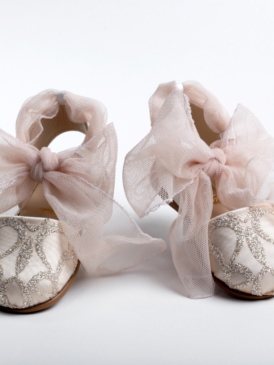 Χειροποίητο Βαπτιστικό Παπουτσάκι Περπατήματος Everkid, για κορίτσι K2256E Χειροποίητο Βαπτιστικό Παπουτσάκι Περπατήματος Everkid, για κορίτσι K2256E