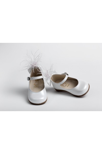 Χειροποίητο Βαπτιστικό Παπουτσάκι Περπατήματος Everkid, για κορίτσι K2261E