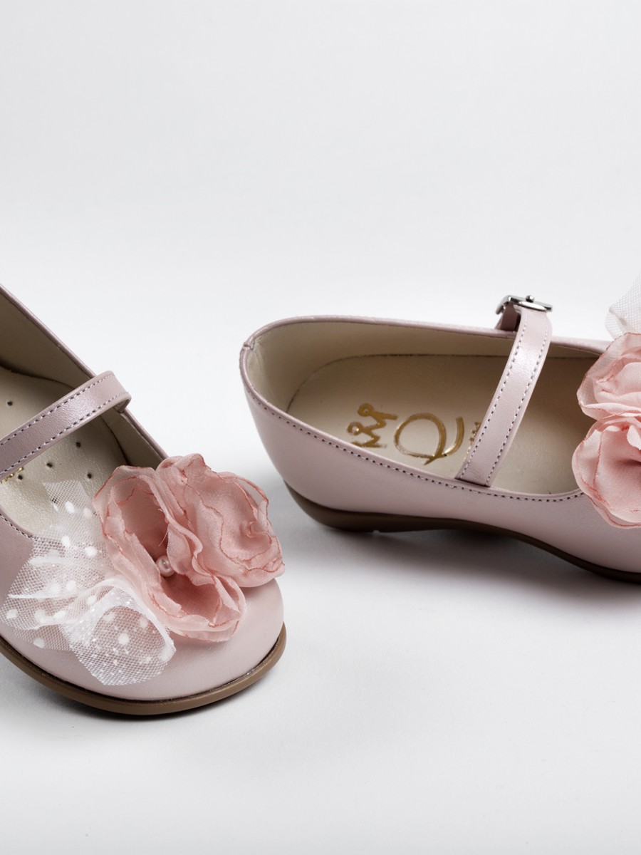 Χειροποίητο Βαπτιστικό Παπουτσάκι Περπατήματος Everkid, για κορίτσι K2262P Χειροποίητο Βαπτιστικό Παπουτσάκι Περπατήματος Everkid, για κορίτσι K2262P