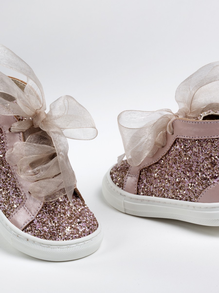 Χειροποίητο Βαπτιστικό Παπουτσάκι Περπατήματος Everkid, για κορίτσι K2285P