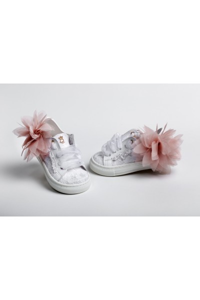 Χειροποίητο Βαπτιστικό Παπουτσάκι Περπατήματος Everkid, για κορίτσι K2287A Χειροποίητο Βαπτιστικό Παπουτσάκι Περπατήματος Everkid, για κορίτσι K2287A