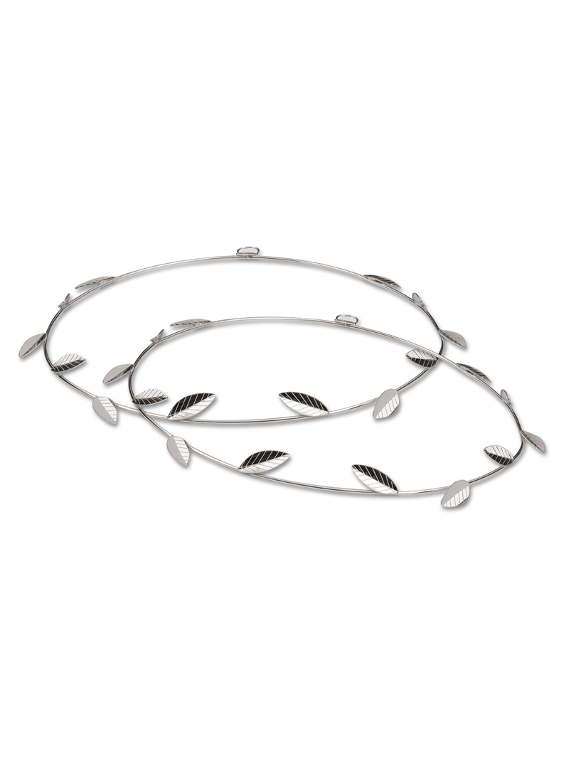 Silver Wedding Crowns - 755
